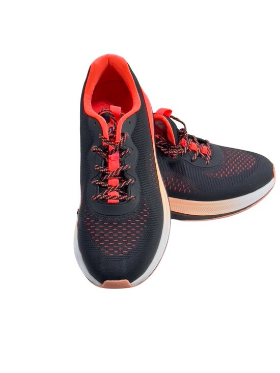 INFINITY Shoes - INFINITY Women's Infinite Black/Neon Coral Athletic Lace Up Nursing Shoes Size 8